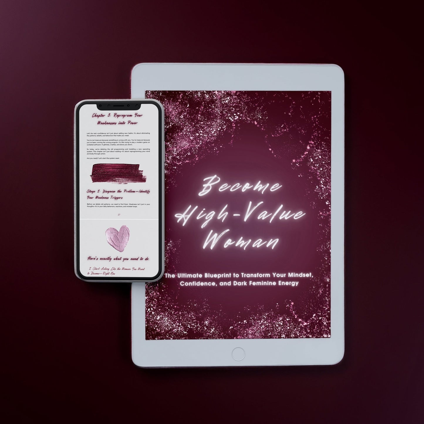 Become High - Value Woman: The Ultimate Blueprint to Transform Your Mindset, Confidence, and Dark Feminine Energy - feminglowup