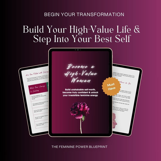 Become High - Value Woman: The Ultimate Blueprint to Transform Your Mindset, Confidence, and Dark Feminine Energy - feminglowup